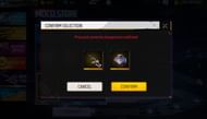 Confirm the selection (Image via Garena)